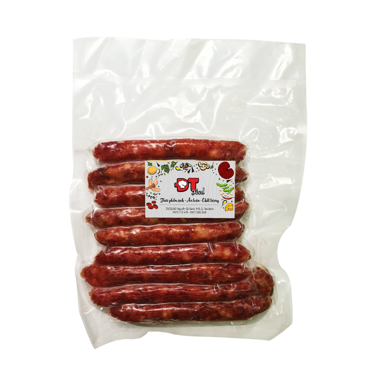 Lạp Xưởng Tôm Tươi Thượng Hạng DTFood 500g