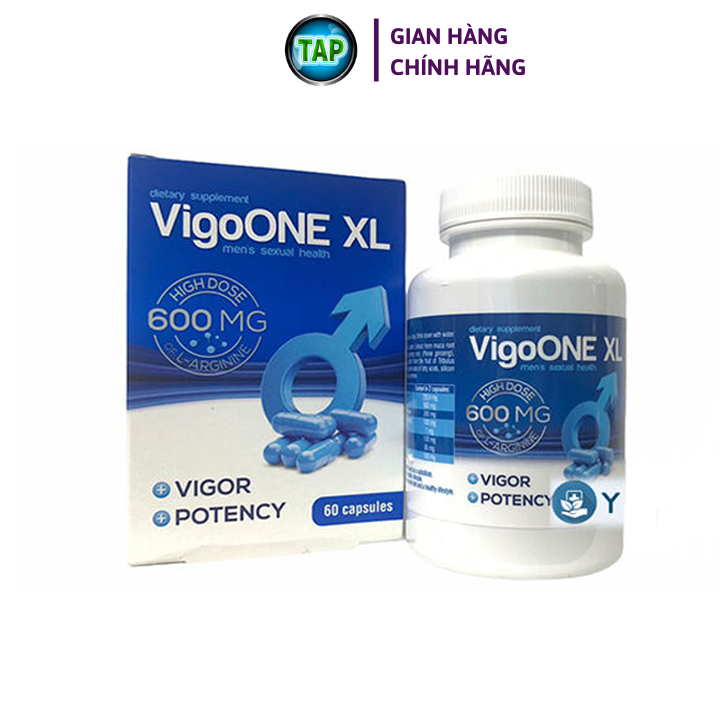 Viên uống cải thiện sinh lý nam vigoone xl 600mg 60 viên