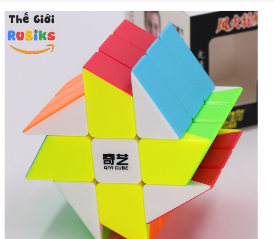 Rubik Biến Thể 6 Mặt - YJ Stickerless Windmill Xoay trơn Đồ chơi cho bé Nâng cao tư duy, tăng tính tìm tòi, sáng tạo - Rùa Rubik
