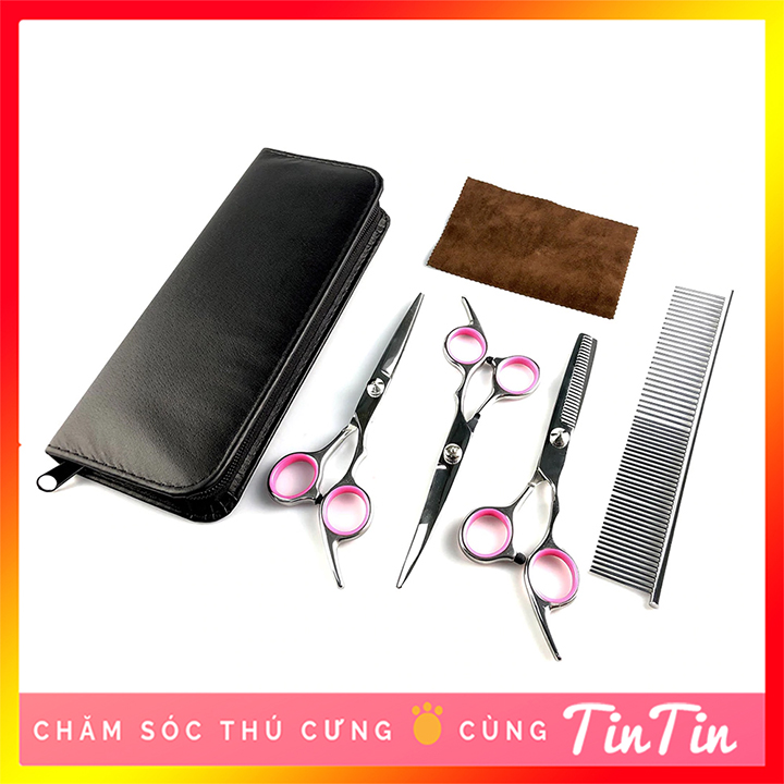 Bộ kéo cắt tỉa lông cho chó mèo và thú cưng