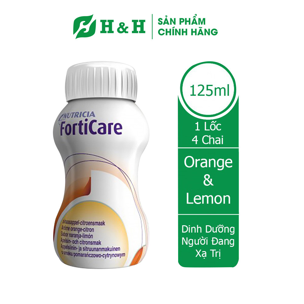[HCM] Sữa FORTICARE - Dinh dưỡng chuyên biệt cho người ung thư (4 chai x 125ml)