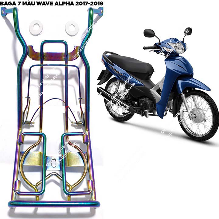 Baga lượn giữa xe máy Dream Wave A 2014-2016 Wave A 2017-2020 7 màu Titan giá 1 cái
