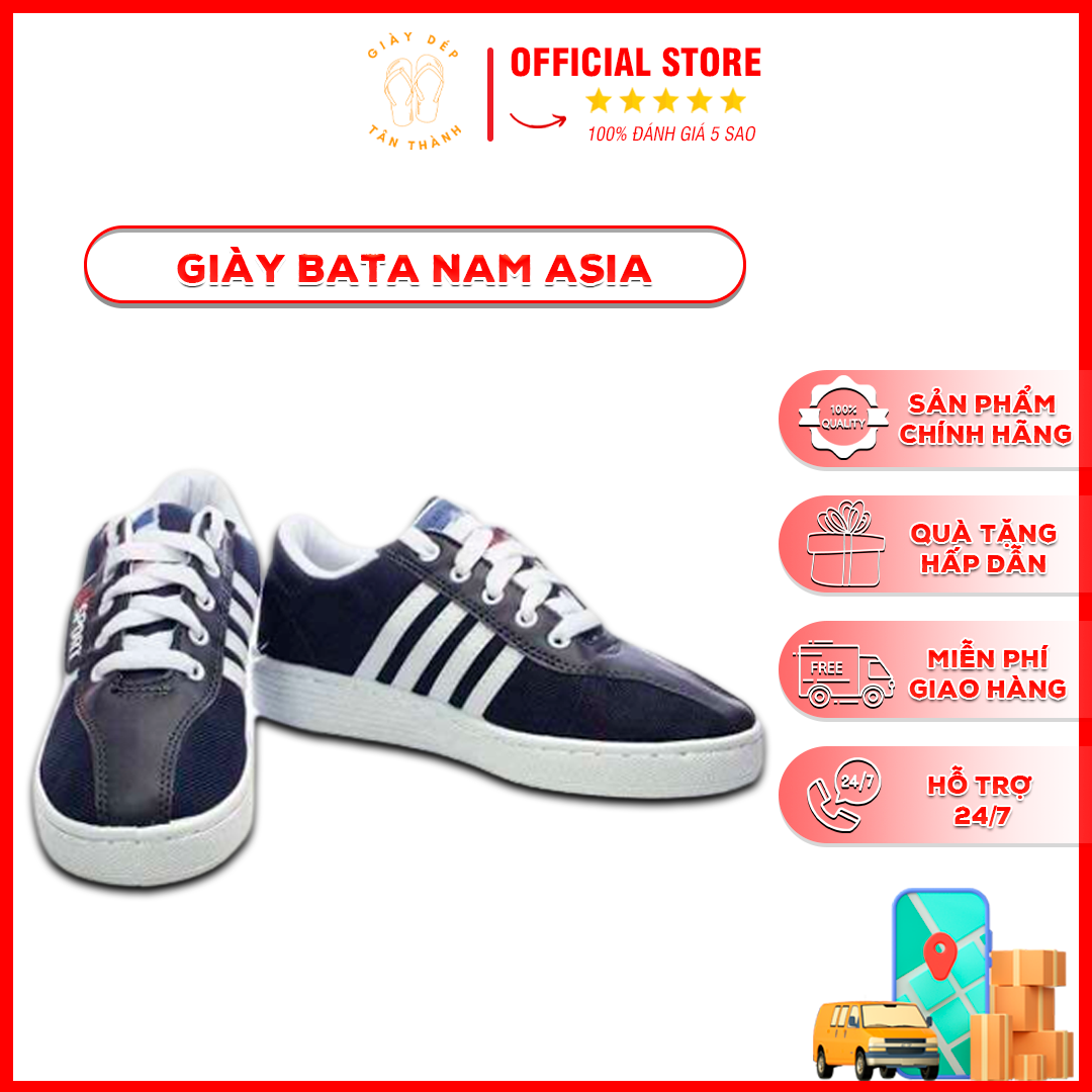 Giày bata nam asia tiệm dép tân thành - giày thể thao nam đi học ,đi chơi lao động thể thao siêu bền hàng chính hãng