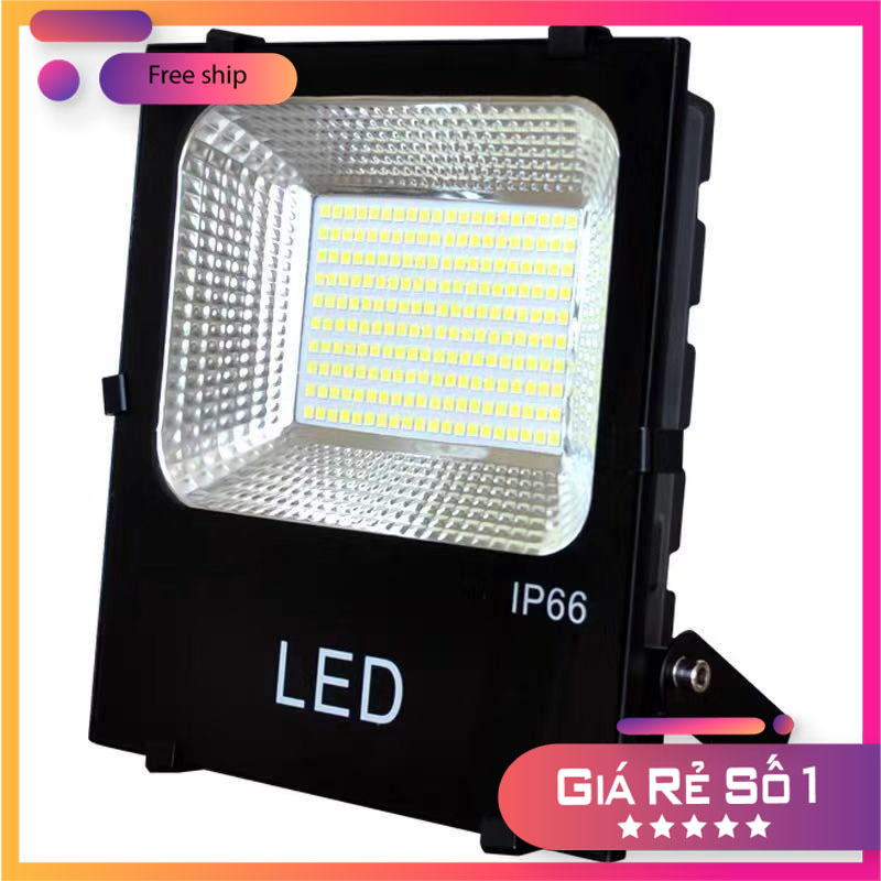 Đèn pha led 100w 220v- đèn chiếu sáng sân bóng công suất 100w , ánh sáng trắng tiết kiệm điện