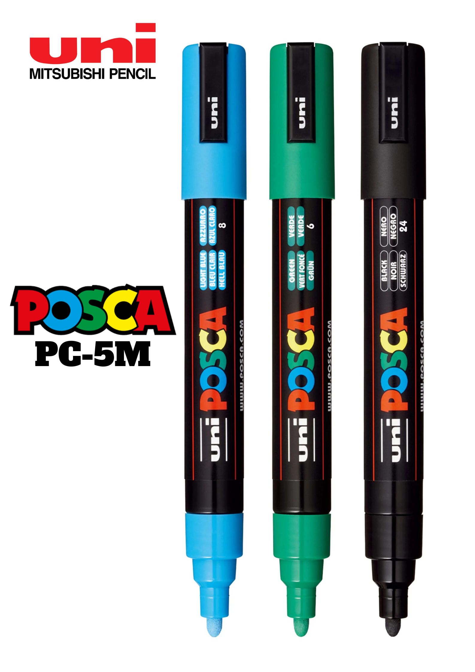 Bút Vẽ PC-5M (1.8mm-2.5mm) UNI-BALL POSCA