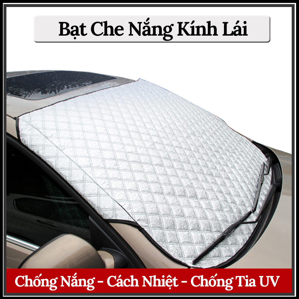 Bạt Che Nắng Kính Lái Ô Tô, Tấm Che Nắng Ô Tô 3 Lớp Tráng Bạc - Chống Nóng Cách Nhiệt Hiệu Quả VERSION 2