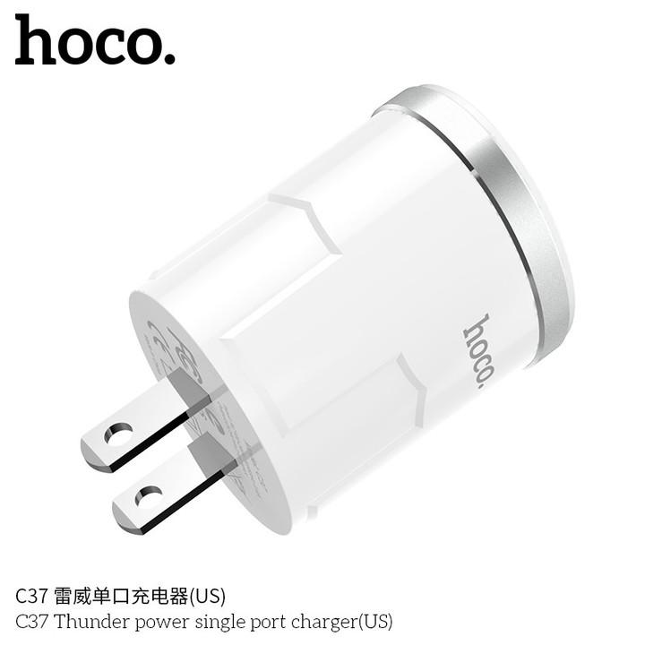 Củ sạc nhanh c37 2.4a - củ sạc 1 cổng siêu bền - chống cháy nổ
