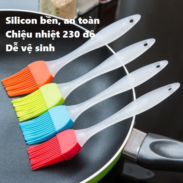 Chổi quét dầu ăn ướp gia vị chịu nhiệt dùng cho đồ nướng làm bánh tiện lợi Min House