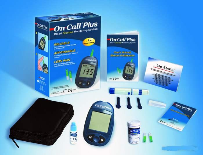 Que thử đường huyết Acon On-Call Plus Blood Glucose Test Strips