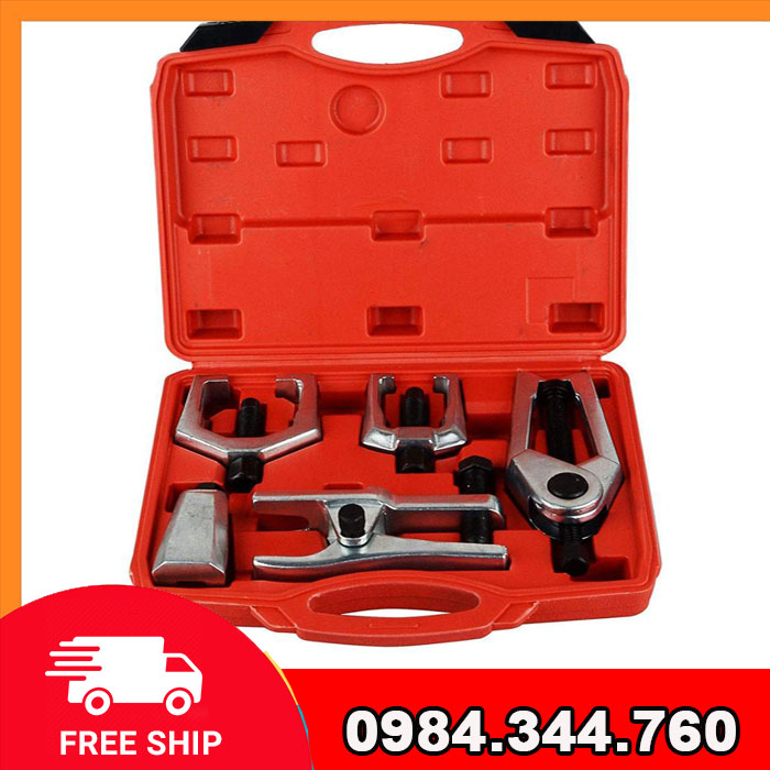Bộ vam cảo tháo rotuyn 5 chi tiết CHẮC CHẮN, chống gỉ, ăn mòn chuyên dụng trong sửa chữa ô tô