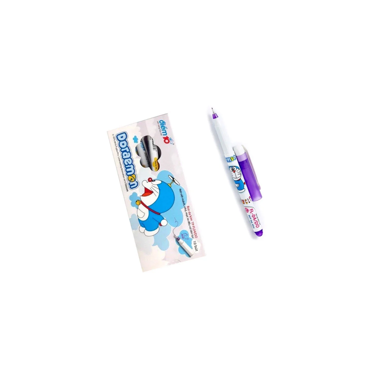 Bút Lông Kim Thiên Long - Doraemon FL-04/DO Mực Tím