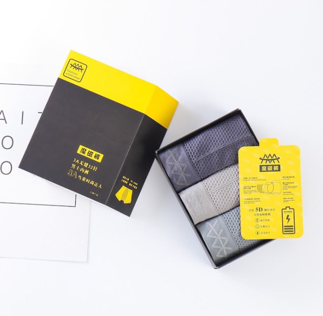 Hộp 3 chiếc quần lót nam - dáng sip đùi boxer cotton co giãn 4 chiều