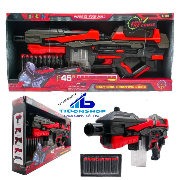 Đồ chơi trẻ em sung dan xốp kiểu nerft a1