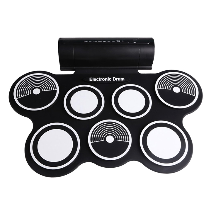 Bộ trống điện tử 7 mặt konix md759 - electronic drum kit ultra portable 7 pad digital