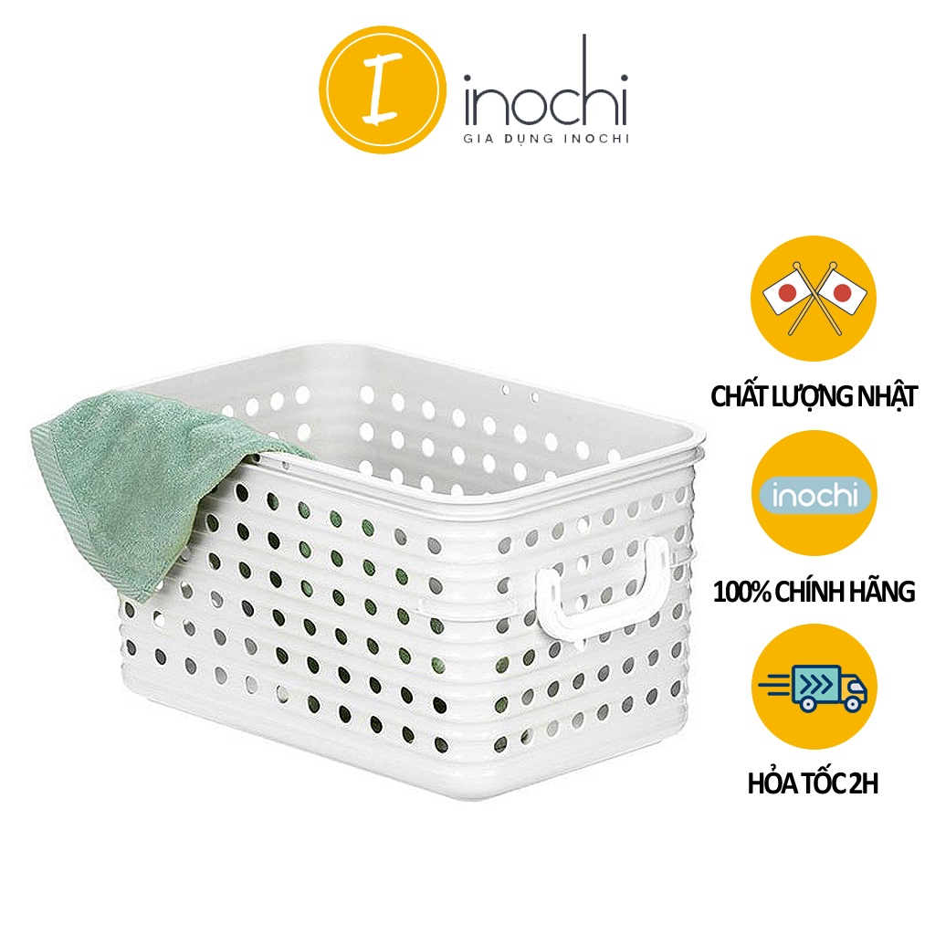 Giỏ xách quai bên Inochi - giỏ đựng đồ đa năng có quai xách tiện lợi đựng quần áo, đồ đạc