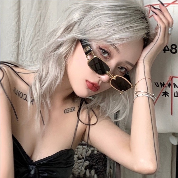 Kính mắt vuông nhỏ hot hit chuẩn hàng đẹp-k437