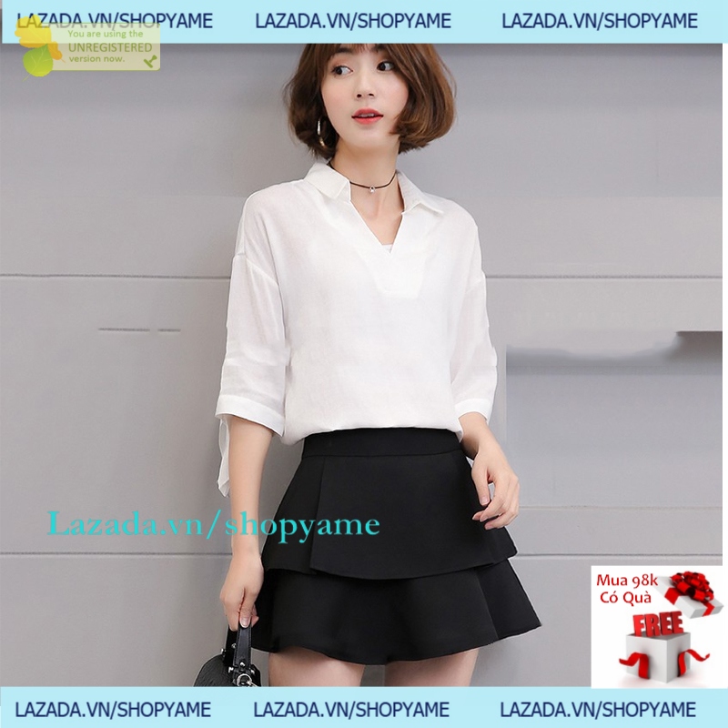 Chân váy nữ 2 tầng mt1087 cho bạn gái thêm phần duyên dáng shopyame