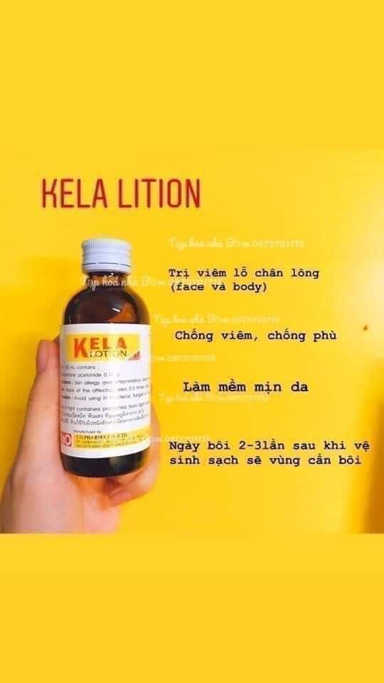 Viêm nang lỗ chân lông thái lan - kela lotion 1 chai 60 ml