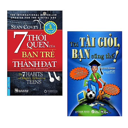 nguyetlinhbook - Combo Sách Hay Dành Cho Bạn Trẻ: Tôi Tài Giỏi - Bạn Cũng Thế + 7 Thói Quen Của Bạn Trẻ Thành Đạt.