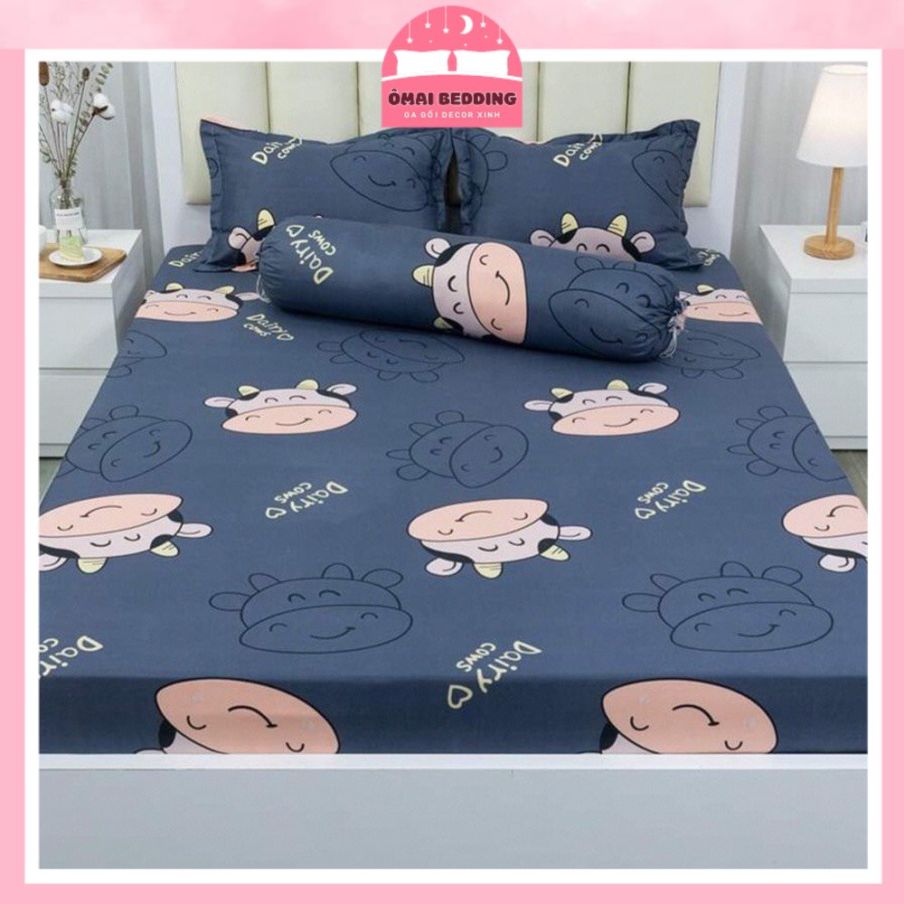 Và Bộ ga kèm 2 vỏ gối cotton poly mẫu mới đủ size drap giường poly - ga trải giường