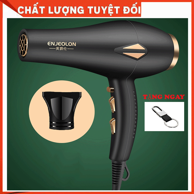 Máy sấy tóc cao cấp ENJEOLON công suất lớn, Máy sấy 2 chiều nóng lạnh