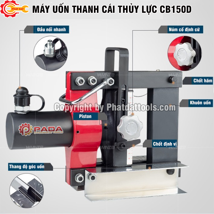 Máy uốn thanh đồng cái thủy lực cb150d-máy chấn thanh cái đồng