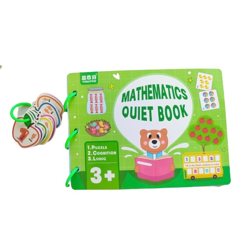 Học Liệu Toán học thông minh, Học Liệu Bóc Dán Montessori đầu đời Giáo Dục Sớm Cho Bé Từ 3 Tuổi
