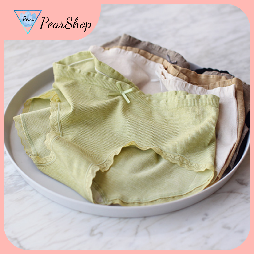 Quần lót cho mẹ bầu kháng khuẩn PearShop, quần lót siêu co giãn ôm nhẹ nhàng bụng