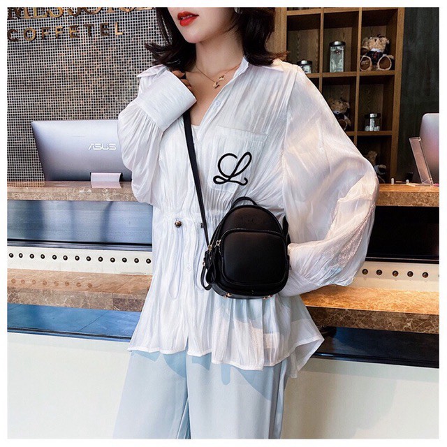 Ba lô da, balo mini, balo đeo chéo nữ ♥️freeship♥️