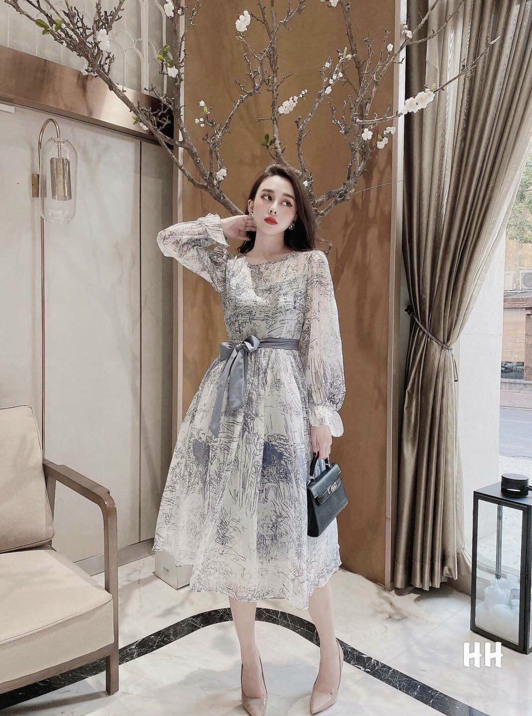 [Hàng cao cấp]Đầm bầu công sở,Kiểu Dáng Năng Động Trẻ Trung Cho Bạn Thoải Mái Vận Động