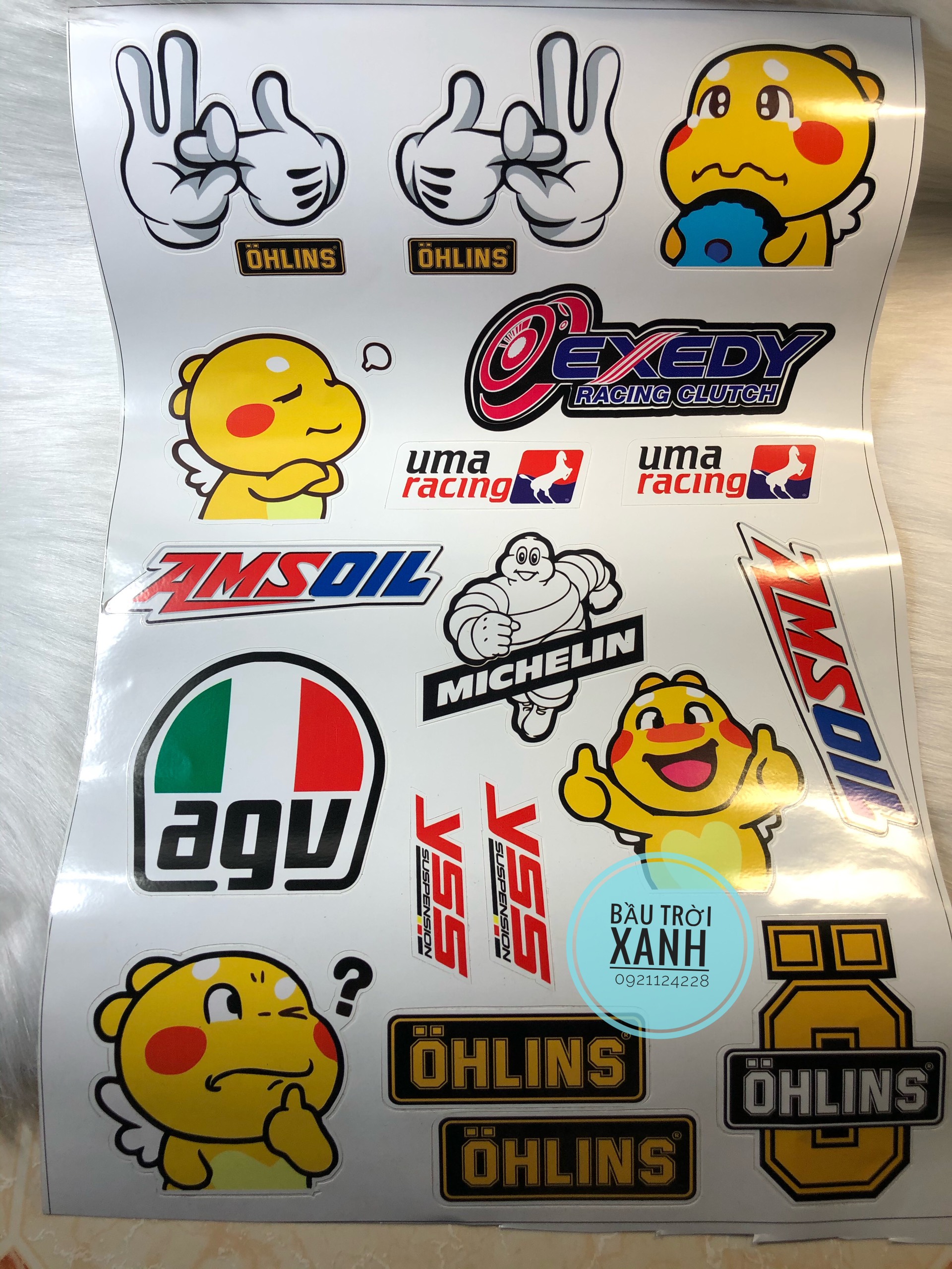Tem dán ohlins