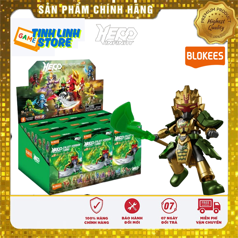 Mô Hình Blind Box Blokees Figures Hero Infinity GV03 English EH06 Hộp Mù Ngẫu Nhiên