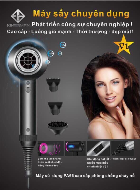 Máy sấy tóc kingsman v1 chuyên nghiệp new 2018