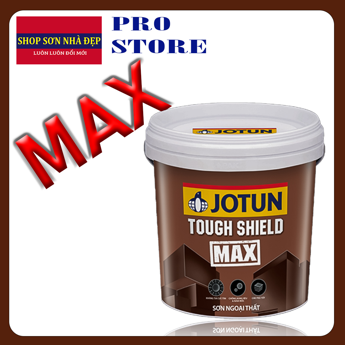 Sơn nước ngoài trời cao cấp Jotun Tough Shield Max - lon 5 Lít