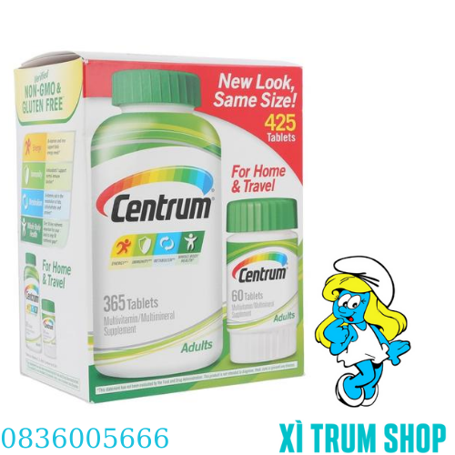 Centrum Adults Vitamin Tổng Hợp Cho Người Dưới 50 Tuổi, 425 viên date 6/23