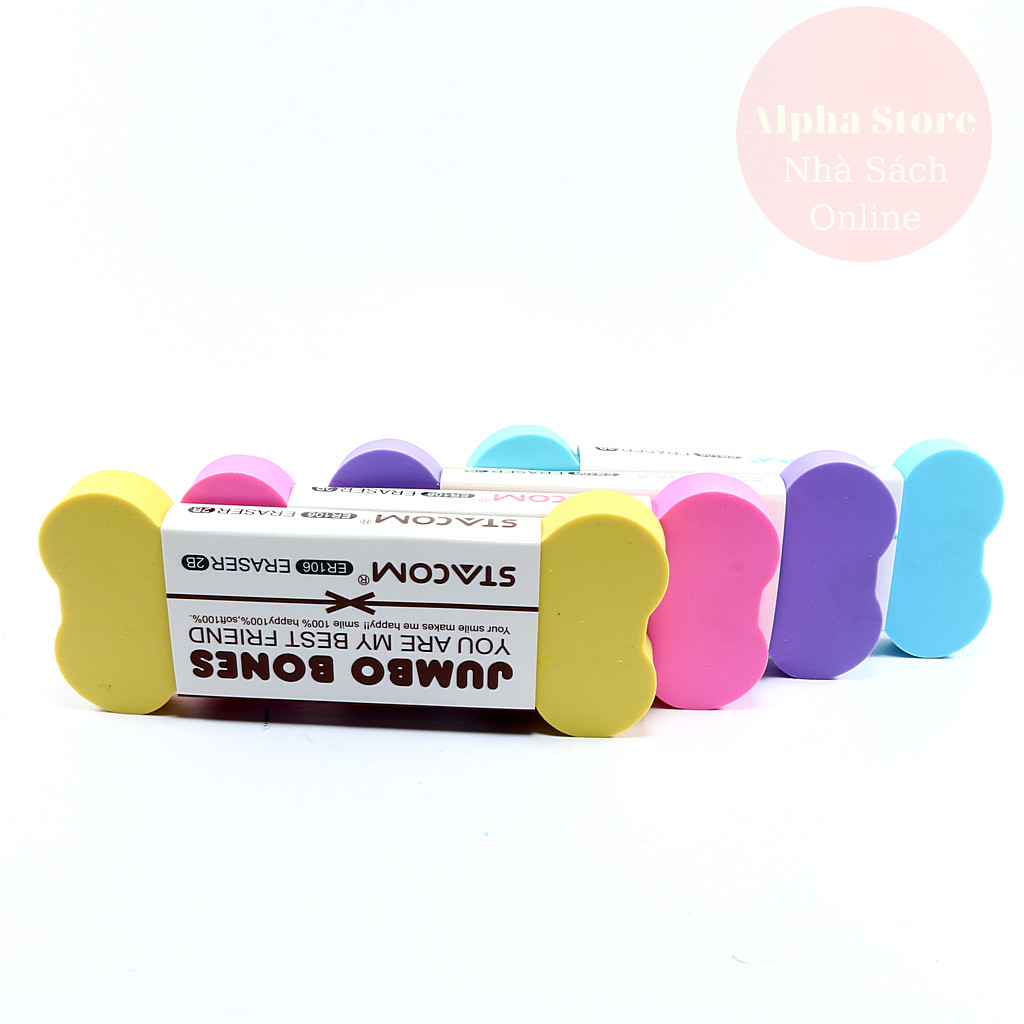 Gôm 2b/ tẩy chì cute tẩy siêu sạch kích thước lớn stacom er106