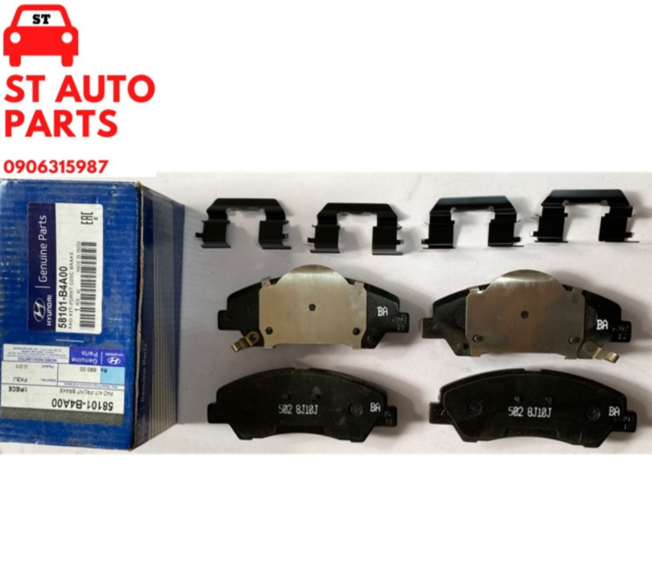 Má phanh trước hyundai i10 grand mã: 58101-b4a00