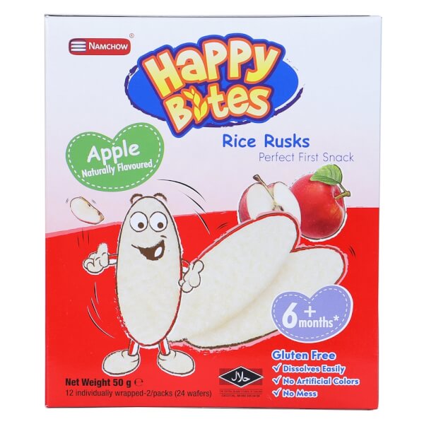 Bánh ăn dặm happy bites vị táo