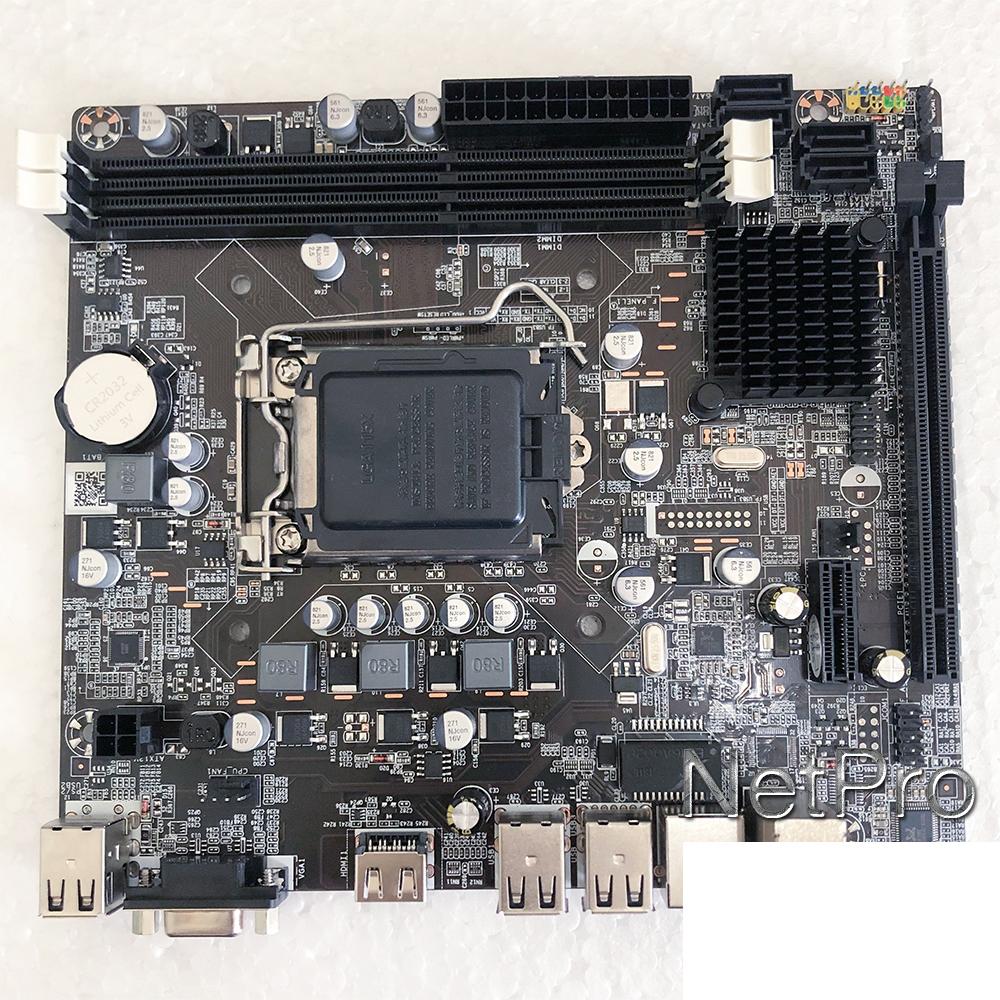 Bo mạch chủ mainboard H61 phiên bản mới 2019 Netpro dành cho chip i7 i5 i3 (bảo hành 36 tháng)