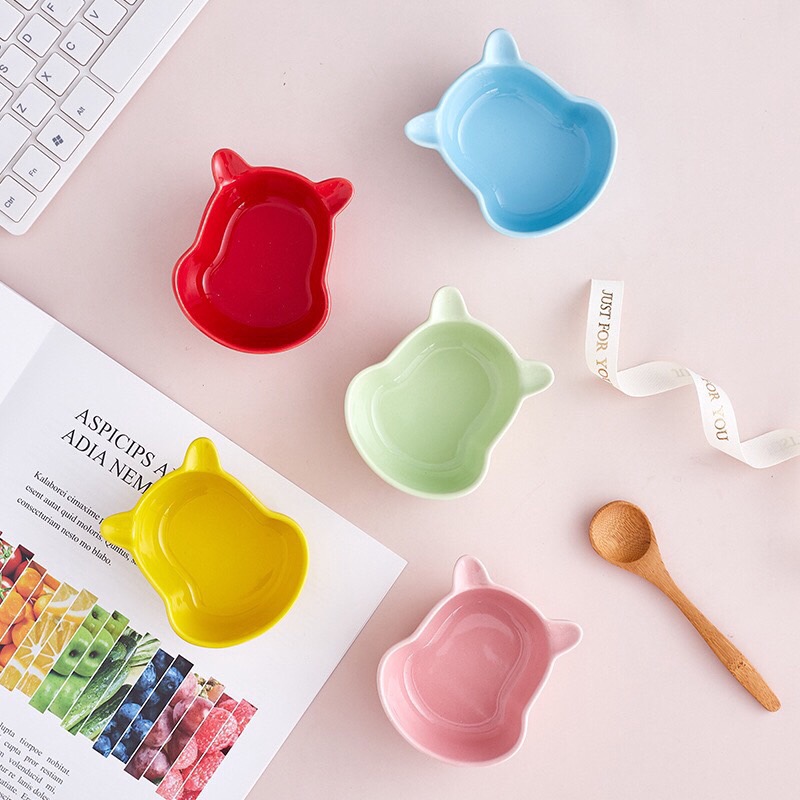 Bát ăn dặm gấu pool 100ml / bát sứ ăn dặm cho bé sumishop2019