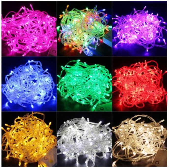 {GIÁ HỦY DIỆT} DÂY ĐÈN LED CHỚP NHIỀU MÀU TRẮNG, VÀNG, DƯƠNG,.... - DÂY DÀI 5M 44 BÓNG TRANG TRÍ SINH NHẬT...