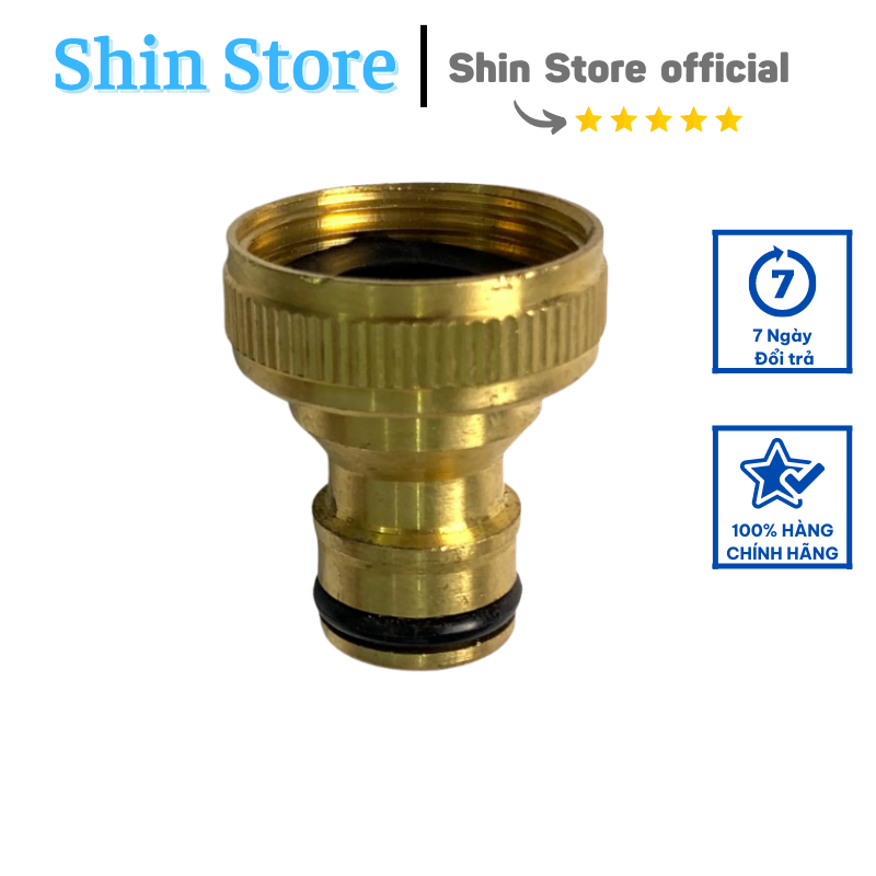 Khớp nối đồng đầu vào nước máy rửa xe trực tiếp -SHINSTORE