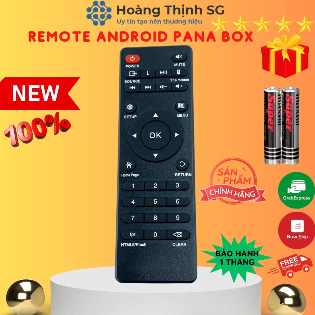 Remote điều khiển đầu box android tivi box hàng chính hãng pana box - tặng kèm pin