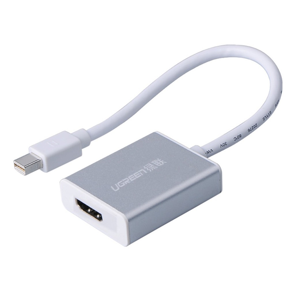 Cáp chuyển đổi mini displayport sang hdmi chính hãng ugreen ug-10401 cao cấp