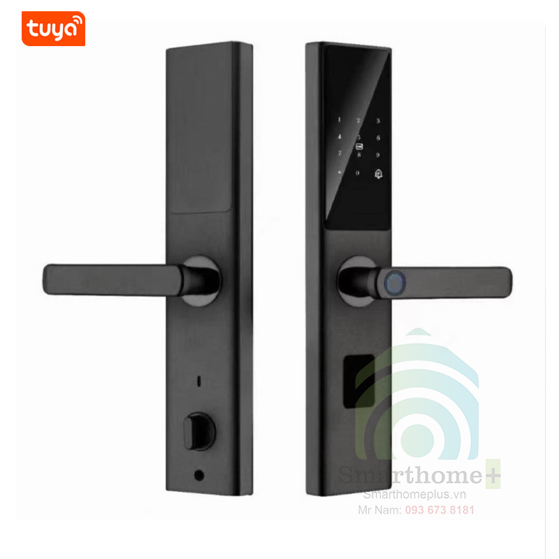 Khóa cửa gỗ thông minh wifi tuya shp-dl7hbd
