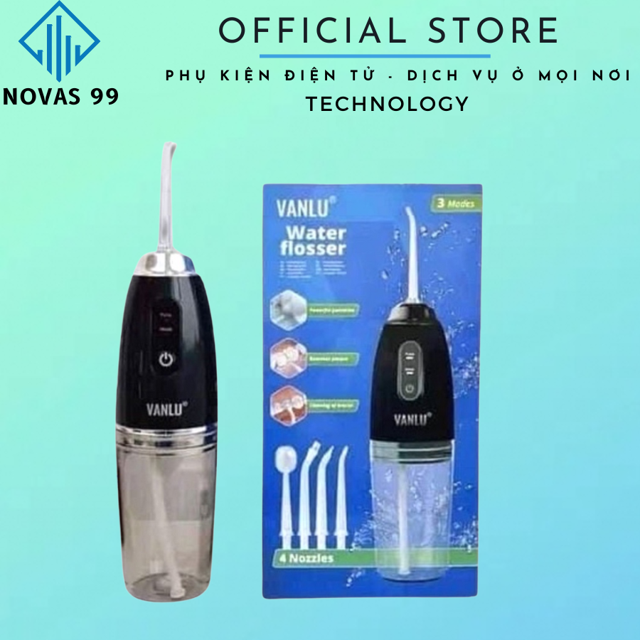 Máy tăm nước 220ml, máy tăm nước tăm phun nước, 1400 vòng/phút bàn chải đánh răng làm sạch răng 3 chế độ máy vệ sinh răng miệng