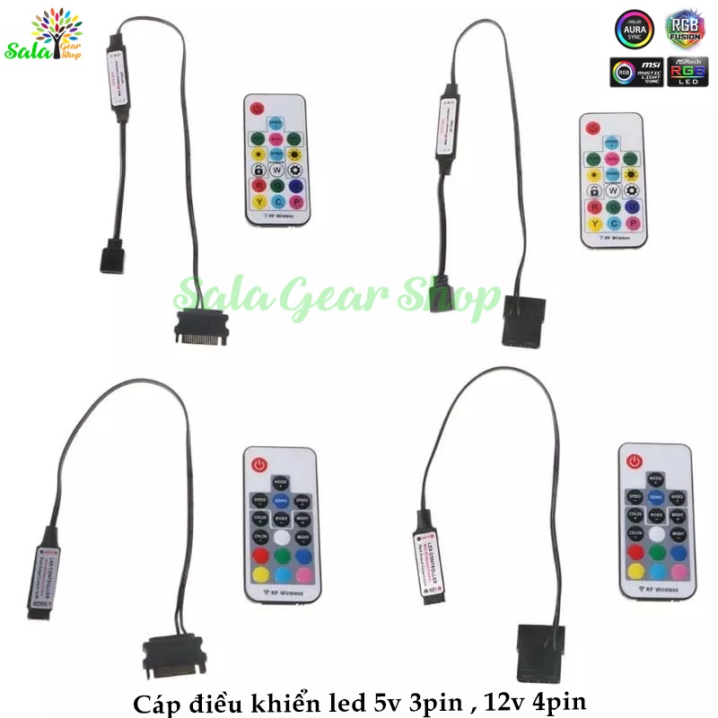 Điều khiển led 5v argb và 12v rgb