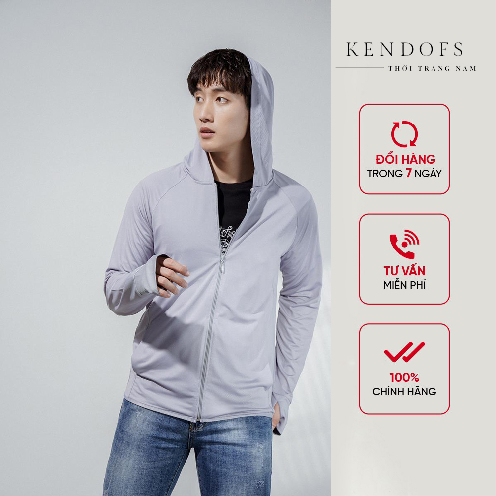 Áo Chống Nắng Nam Thời Trang Kendo Thông Hơi Áo Khoác Nam Chống Nắng Chống Tia UV Thoáng Mát Màu Nam Tính