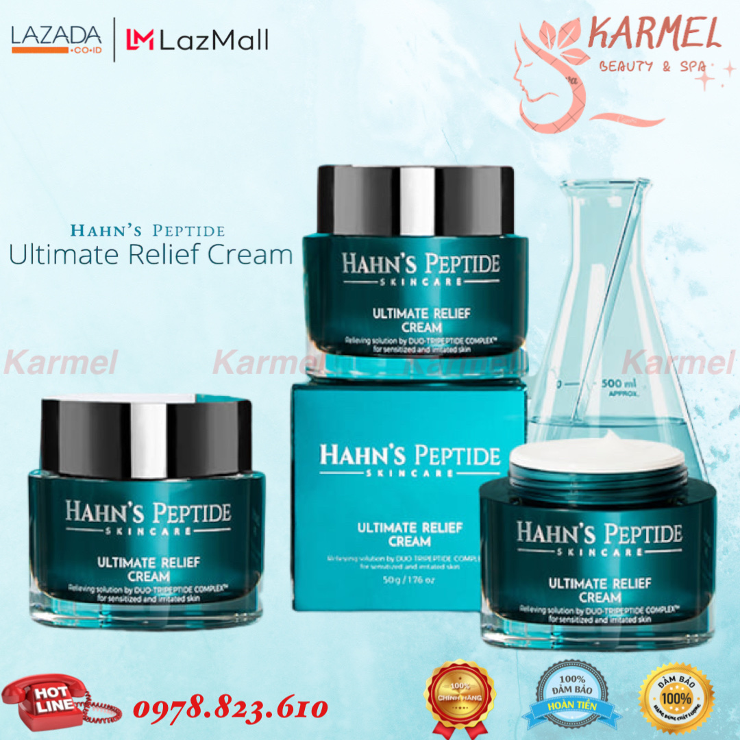 Kem phục hồi tái tạo da Hahns Peptide Ultimate Relief (50g) - Karmel Chính hãng