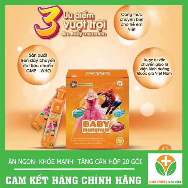 Siro ăn ngon BABY MUMMUM Siro Ăn Ngon Hera